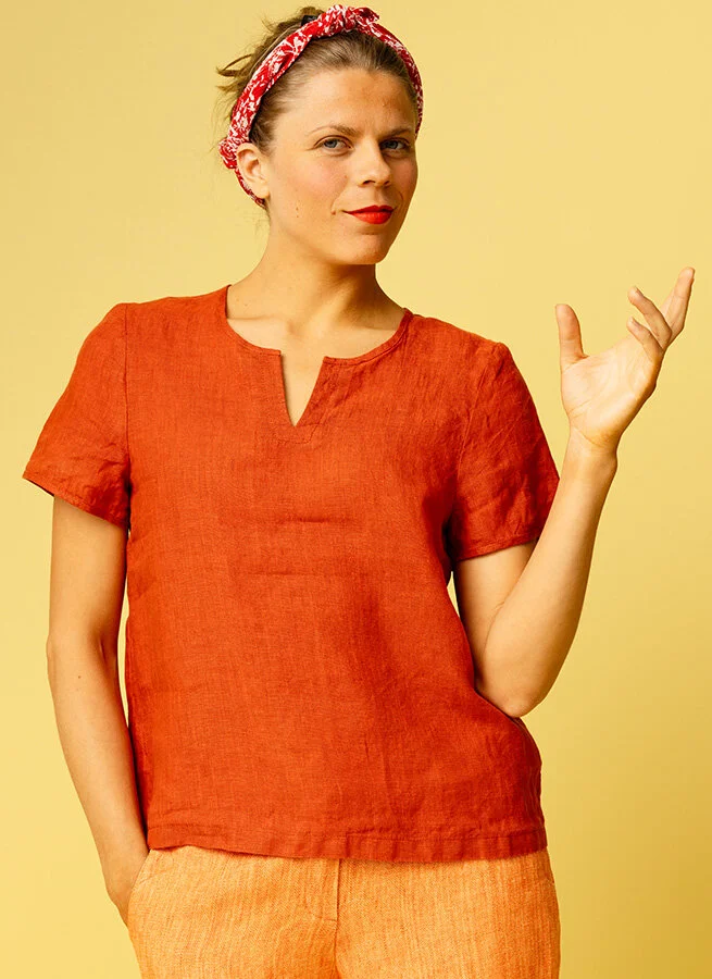 JUNE linneblus Brick