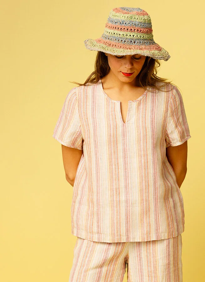 JUNE linneblus Mix Rand