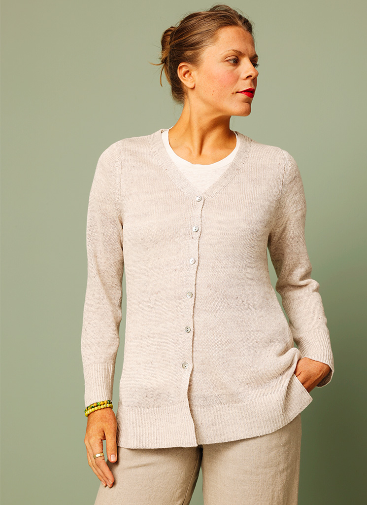 Kajsa linen cardigan