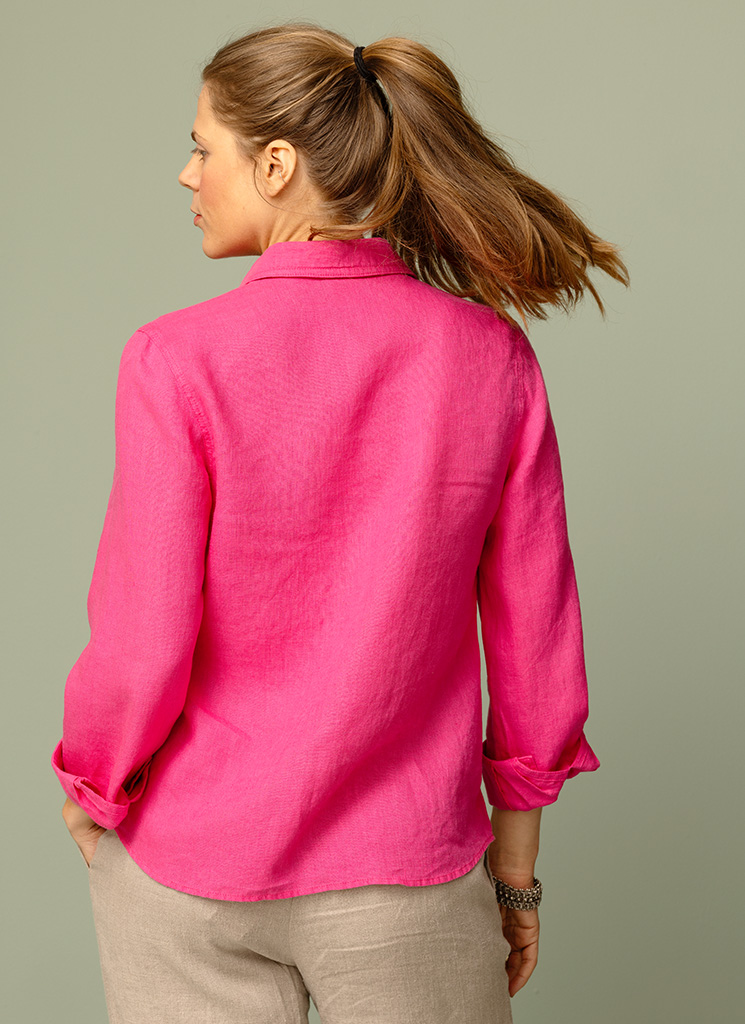 KAKAN linneskjorta cerise