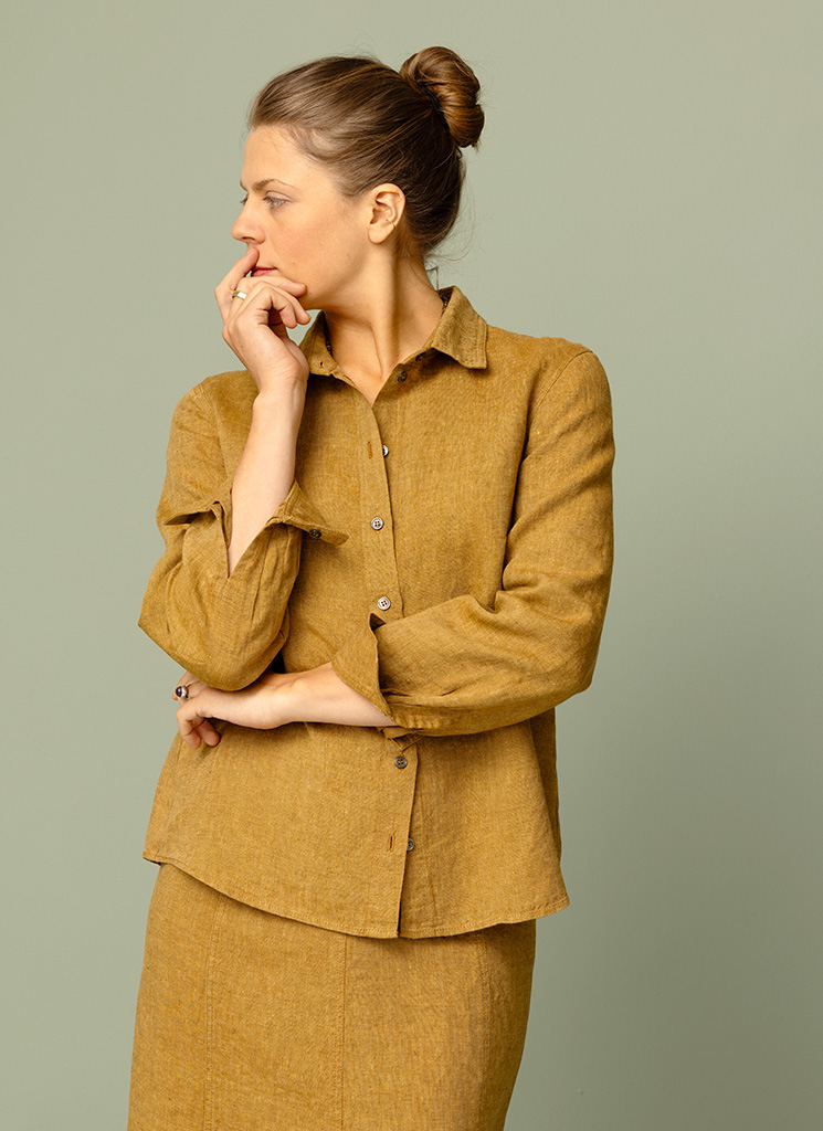 KAKAN linneskjorta kummin