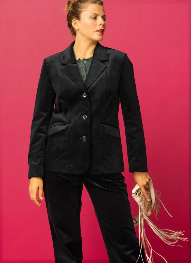 KALLA manchesterkavaj Petrol