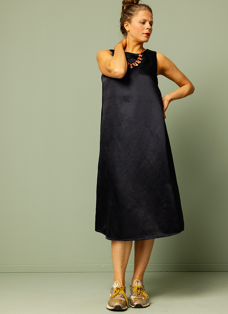 KARO klänning Dark Blue