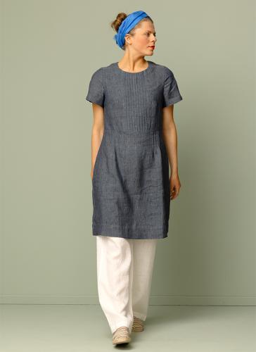 KAROLINA linneklänning Åska