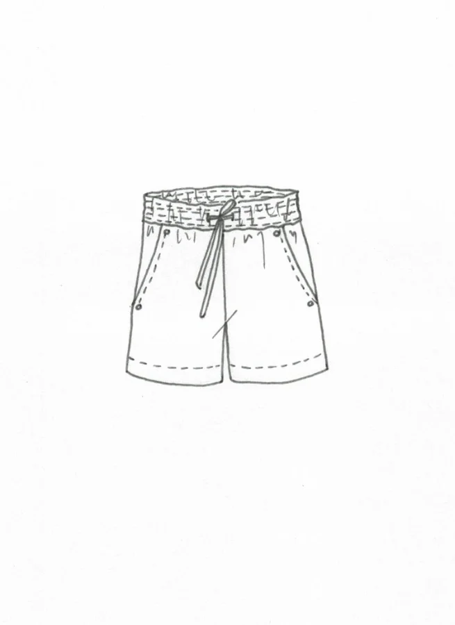 KATLA linneshorts Bark