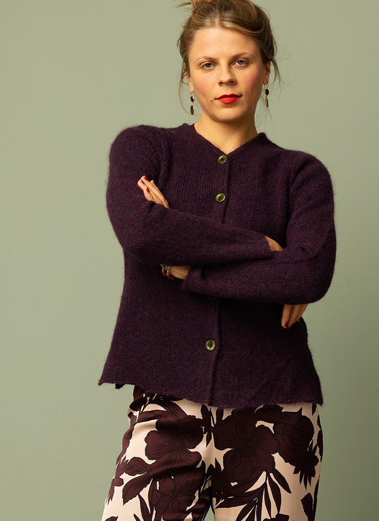 KEIJA ullkofta plum