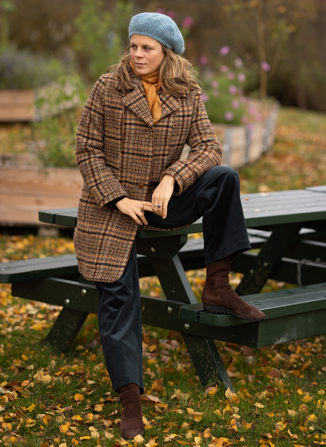 BASKER ull Jeansblå