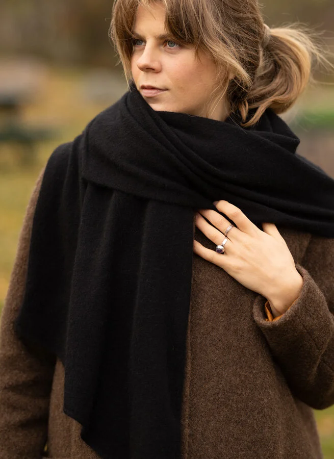 KNORRIS cashmere Svart