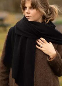 KNORRIS cashmere Svart