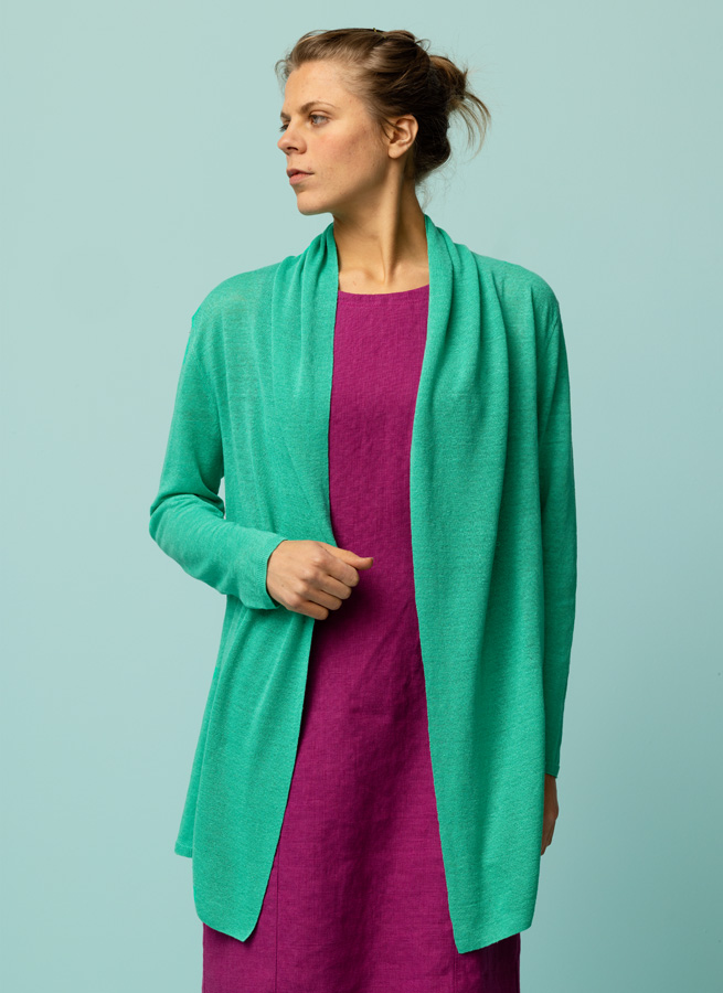 KNYTA linnekofta Mint