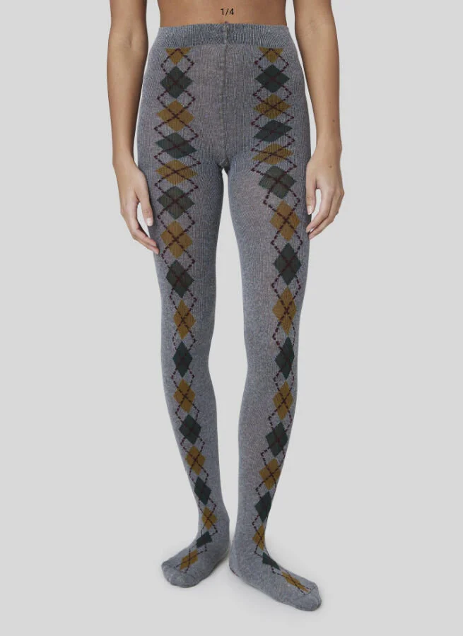 Kristina strumpbyxor bom Grå