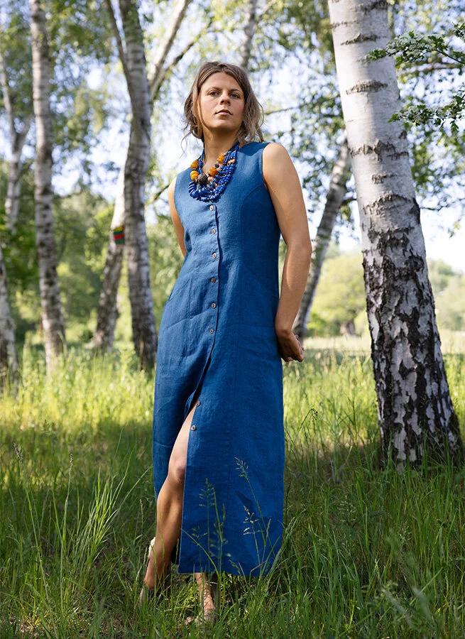 LIV linneklänning Ocean