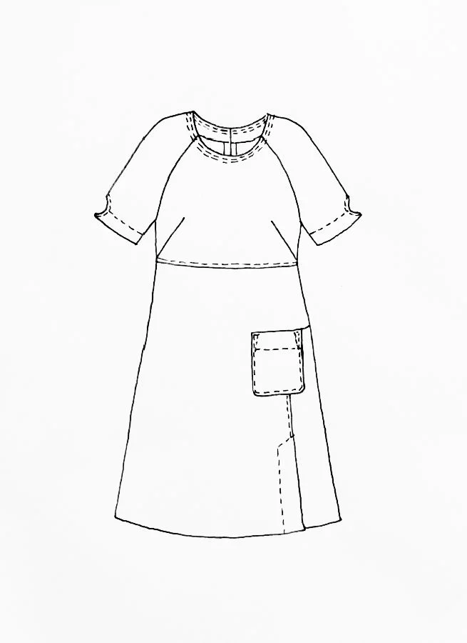 LIVIA linneklänning Natur