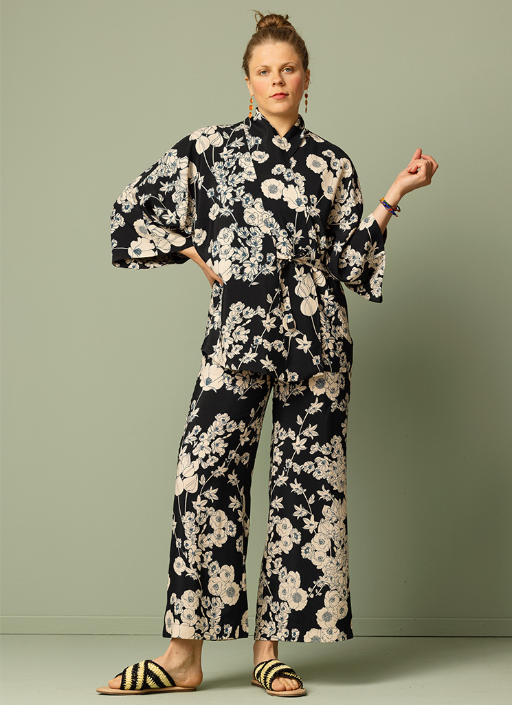 LOPPAN kimono brosch