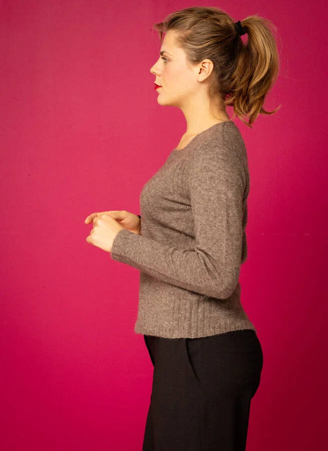 LUCILLE ulljumper Hazelnut