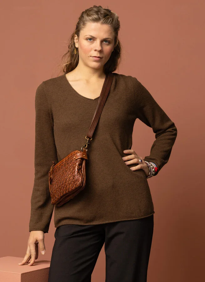 LUNA ulltröja Dk Praline