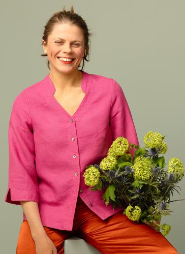 MALLY linneblus cerise