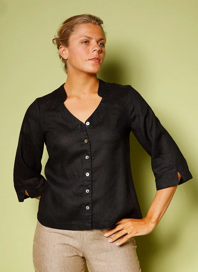 MALLY linneblus Svart