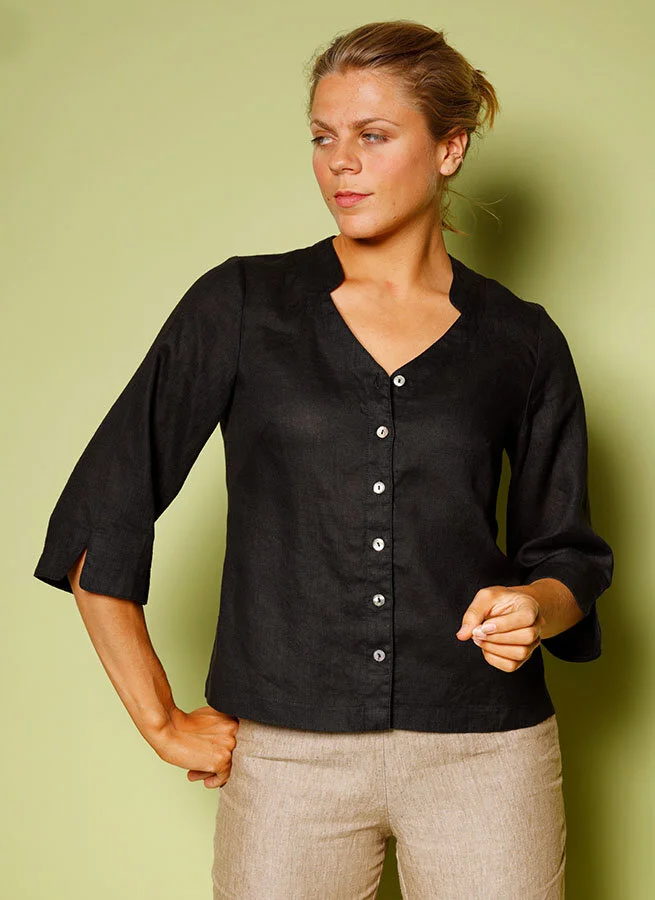 MALLY linneblus Svart