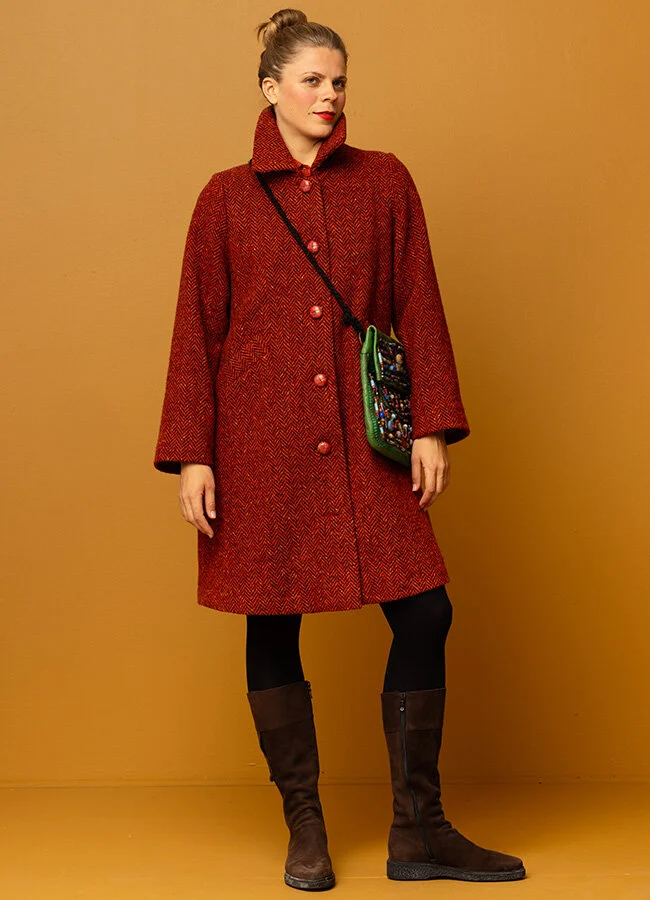 MANDA ullkappa Fiskben röd