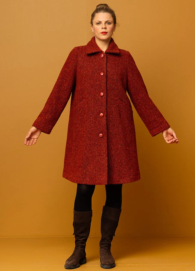 MANDA ullkappa Fiskben röd