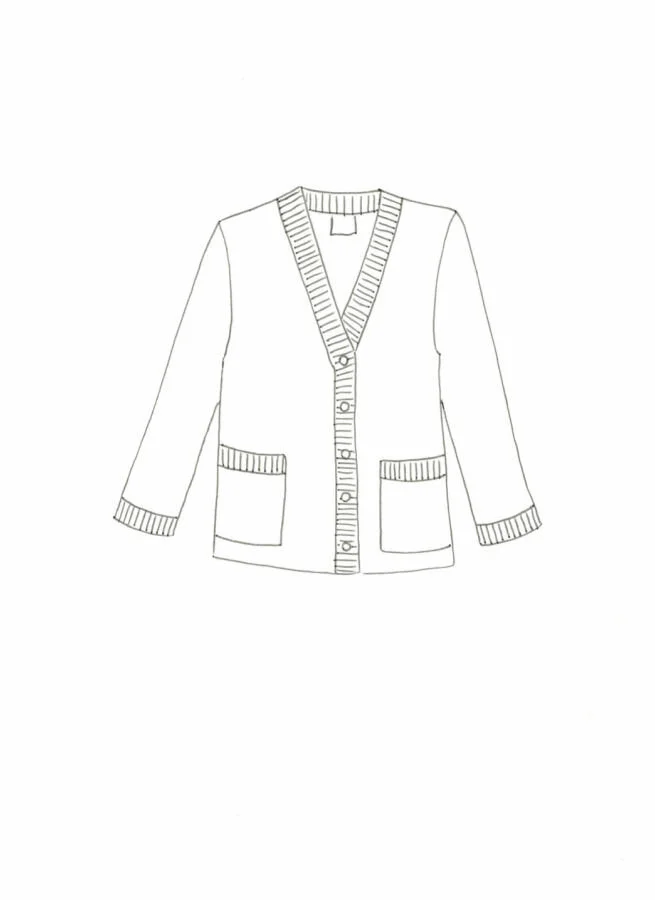 MANNE ullkofta Svart