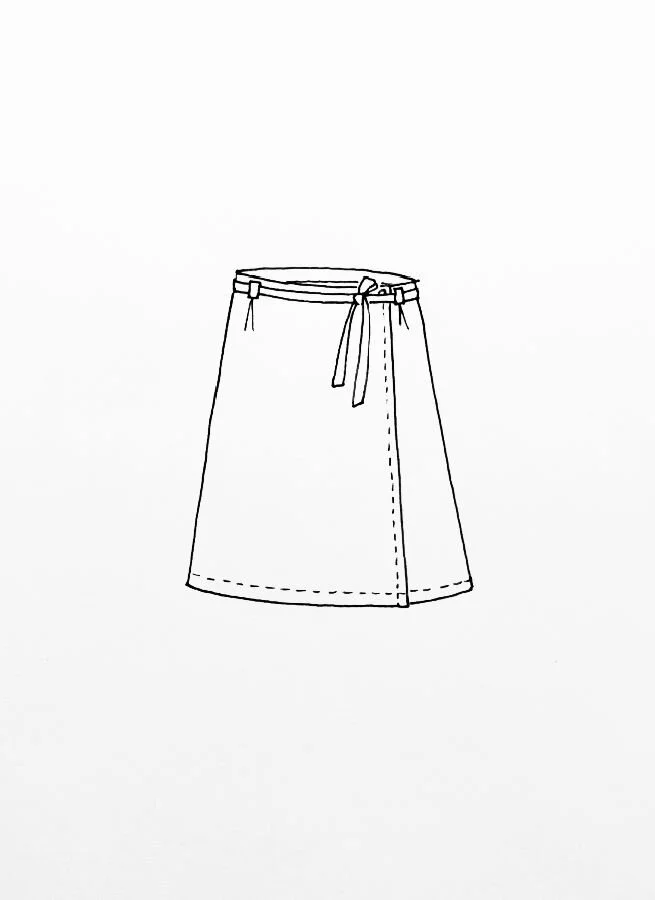 MARGITA linnekjol Svart