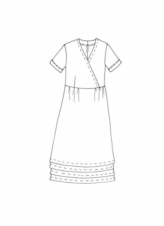 MÅRRAN linneklänning Marin