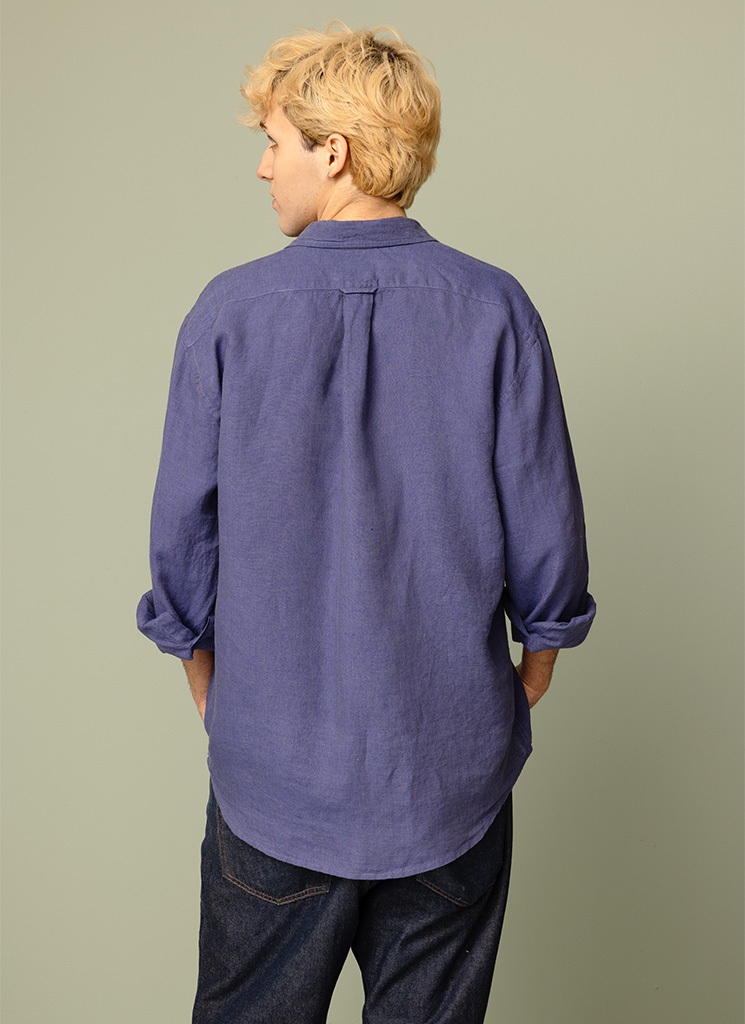 MAX herrskjorta blåbär