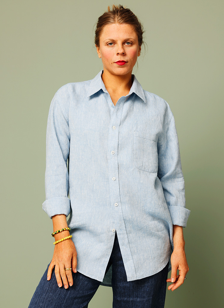 MAX herrskjorta ljusblå