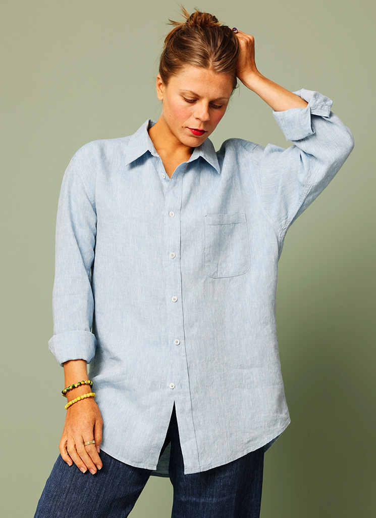 MAX herrskjorta ljusblå