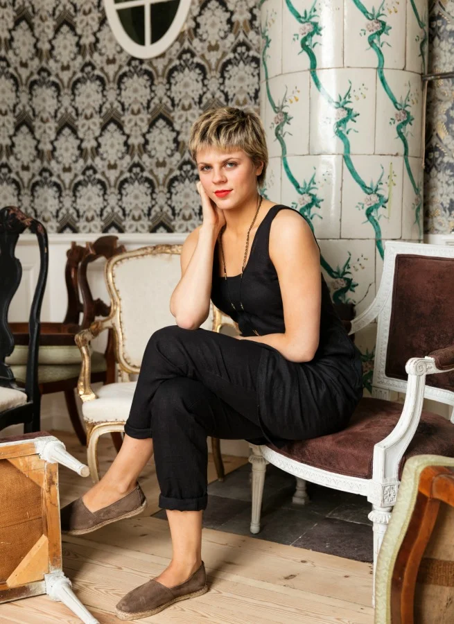 HENNE linnebyxa Svart