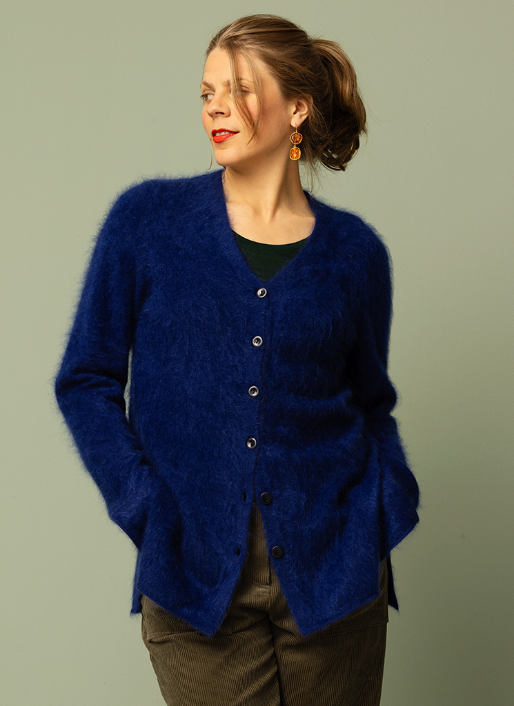 MILA cashmerekofta galaxy blue