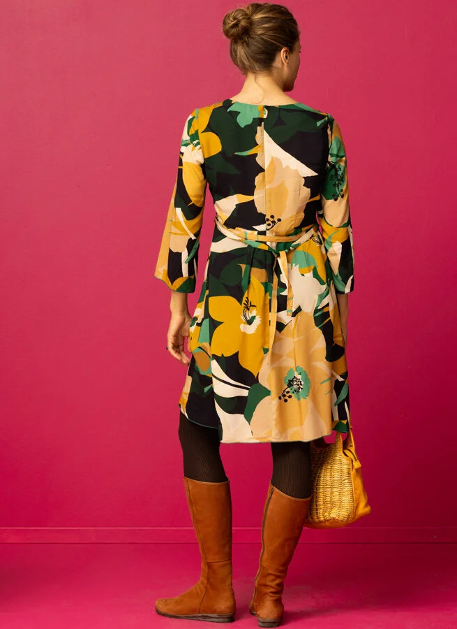 MILLES viskosklänning Kamoflage