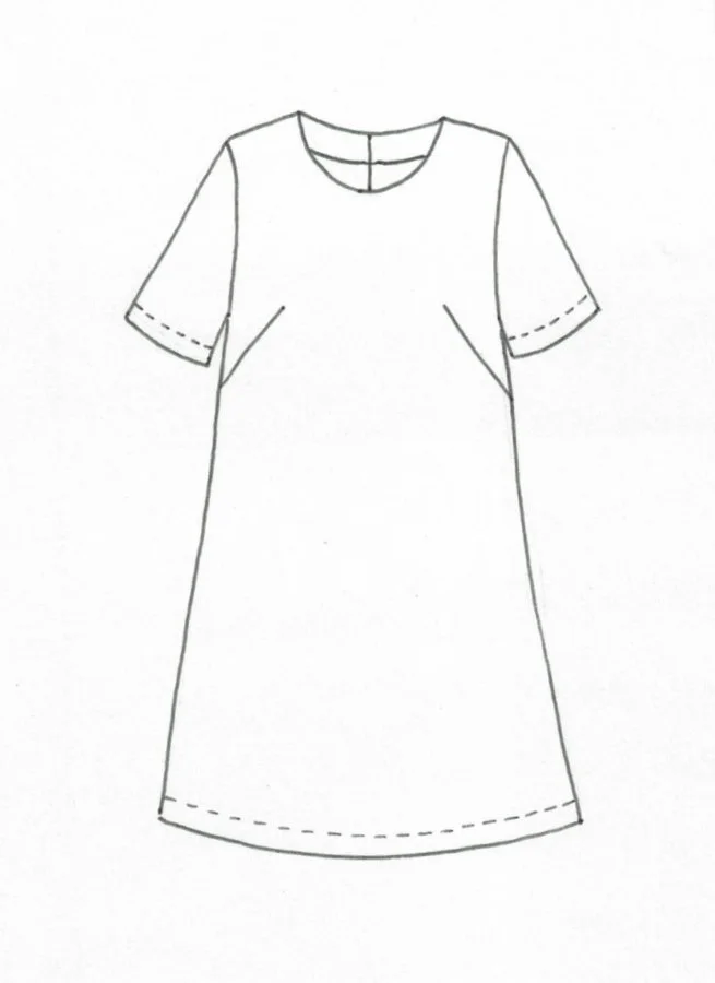 MIMMI linneklänning Marin