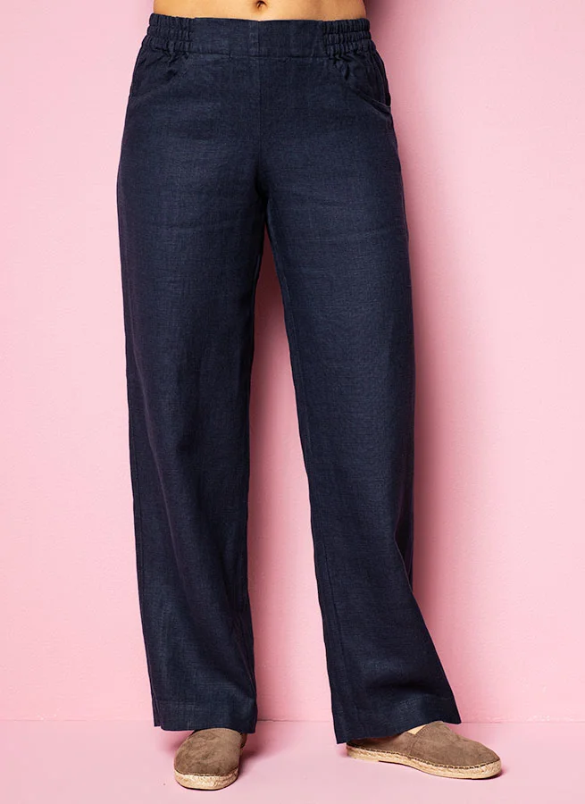 MIRA linnebyxa Bläck