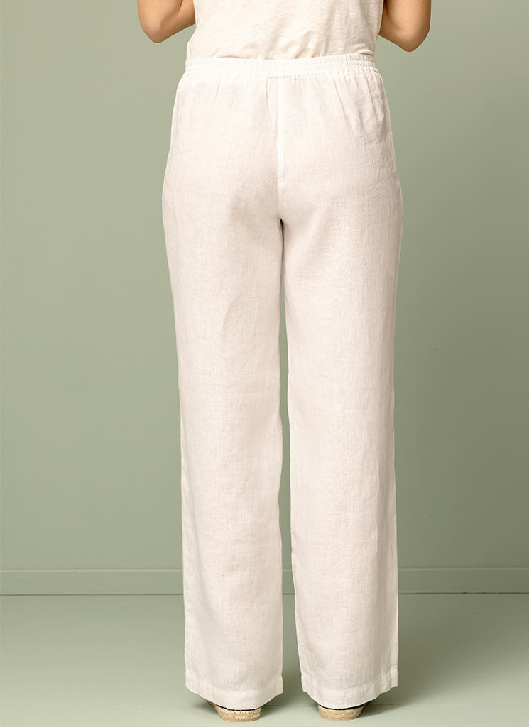 MIRA linnebyxa Offwhite