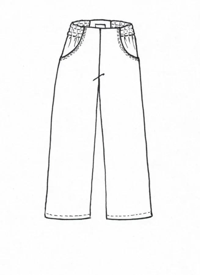 MIRA linnebyxa Bläck