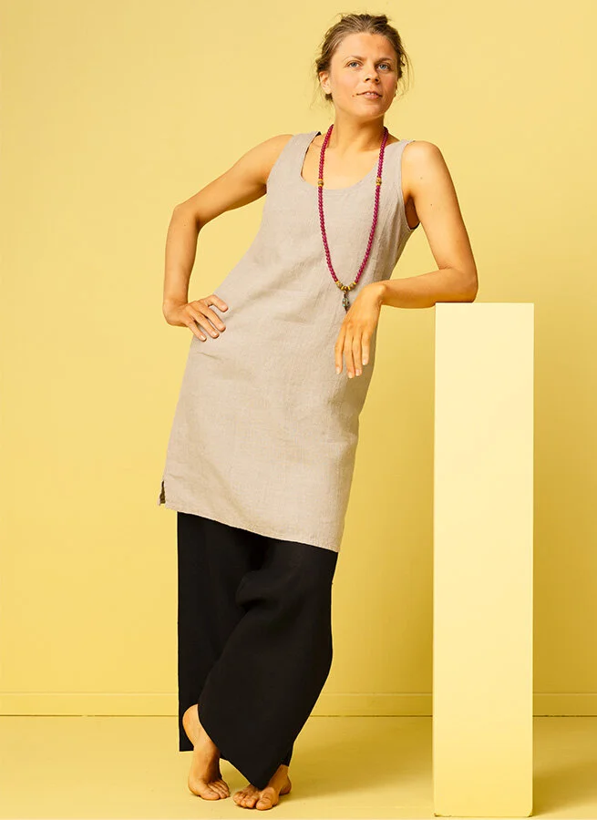 MODY linneklänning Natur