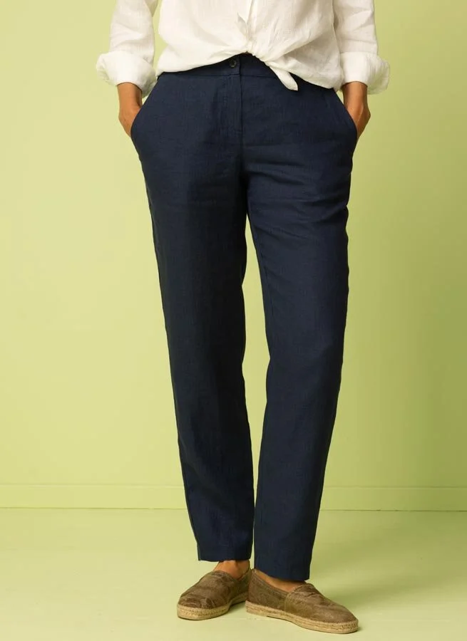 MOROT linnebyxa Marin