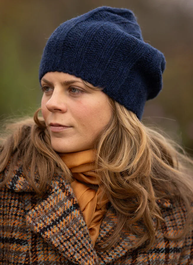 NOVA ullmössa Blå