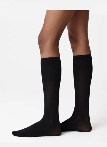 Olivia knästrumpor premium 2-pack svart