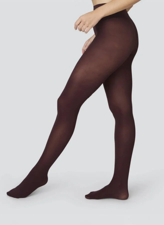 Olivia strumpbyxor Plommon