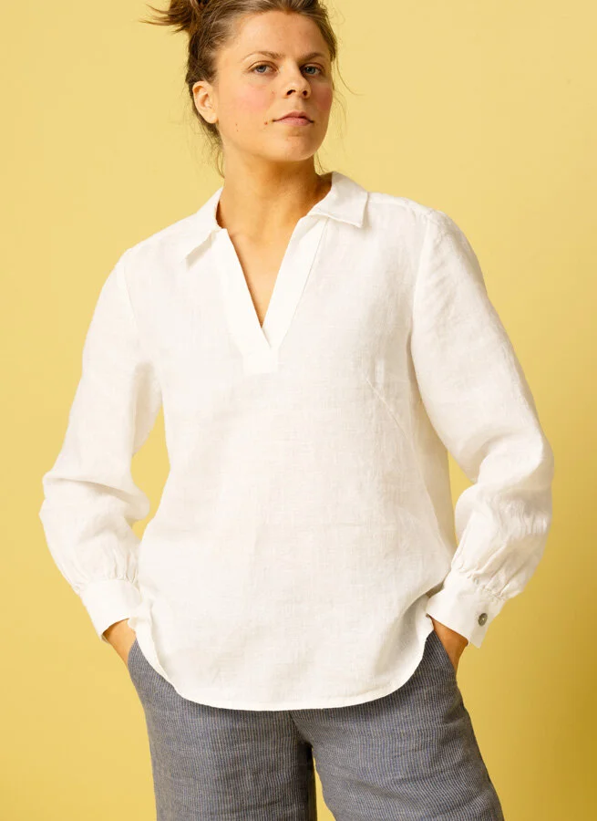 OPAL linneblus Offwhite