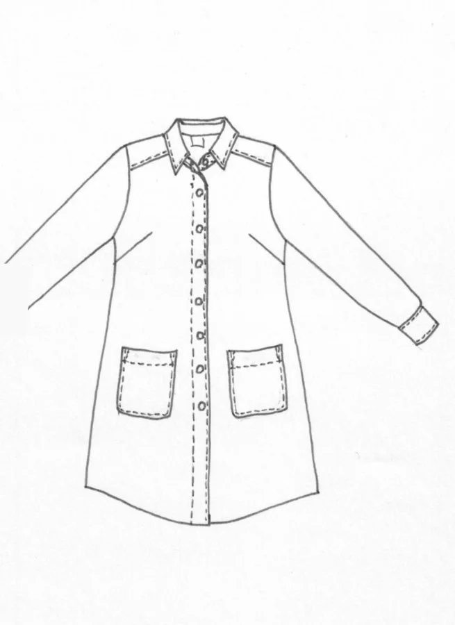 SALLY linneskjorta Natur