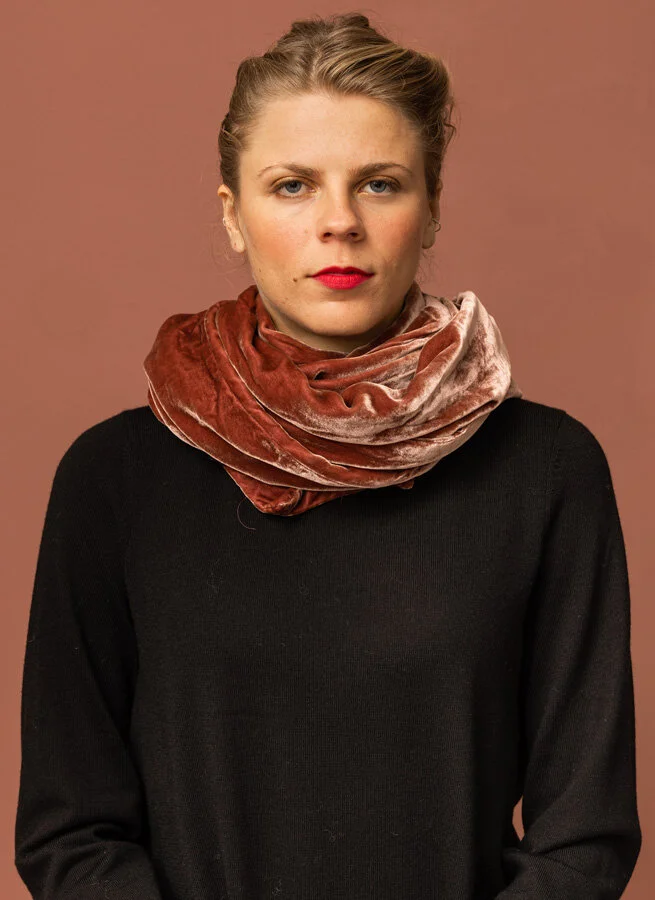 Sammetssjal ROSTROSA