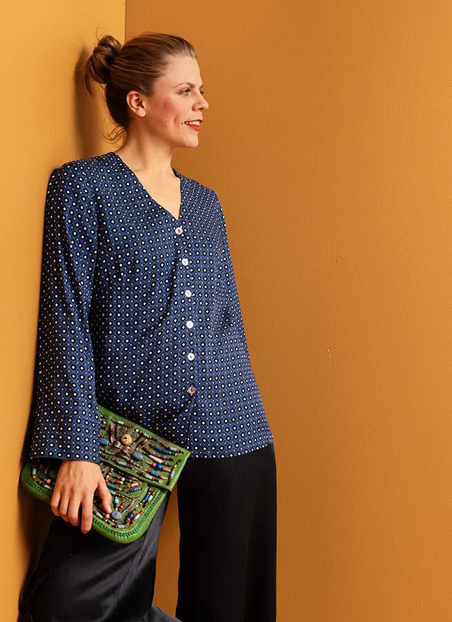 SAVANNA viskosblus Narbona