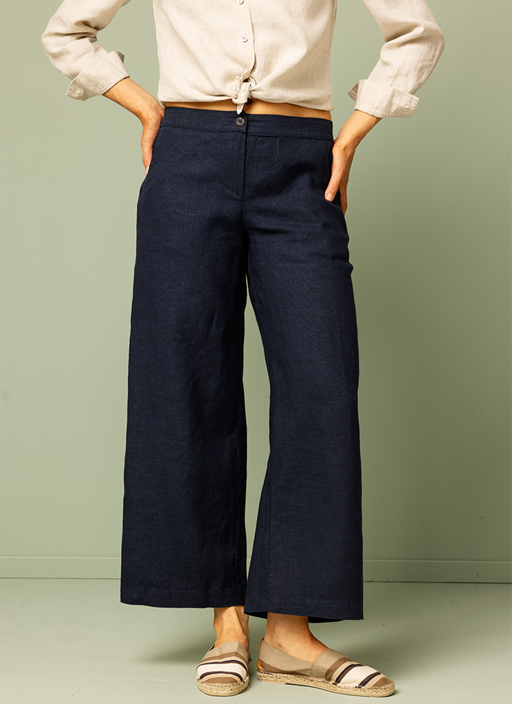 SCARLET linnebyxa bläck