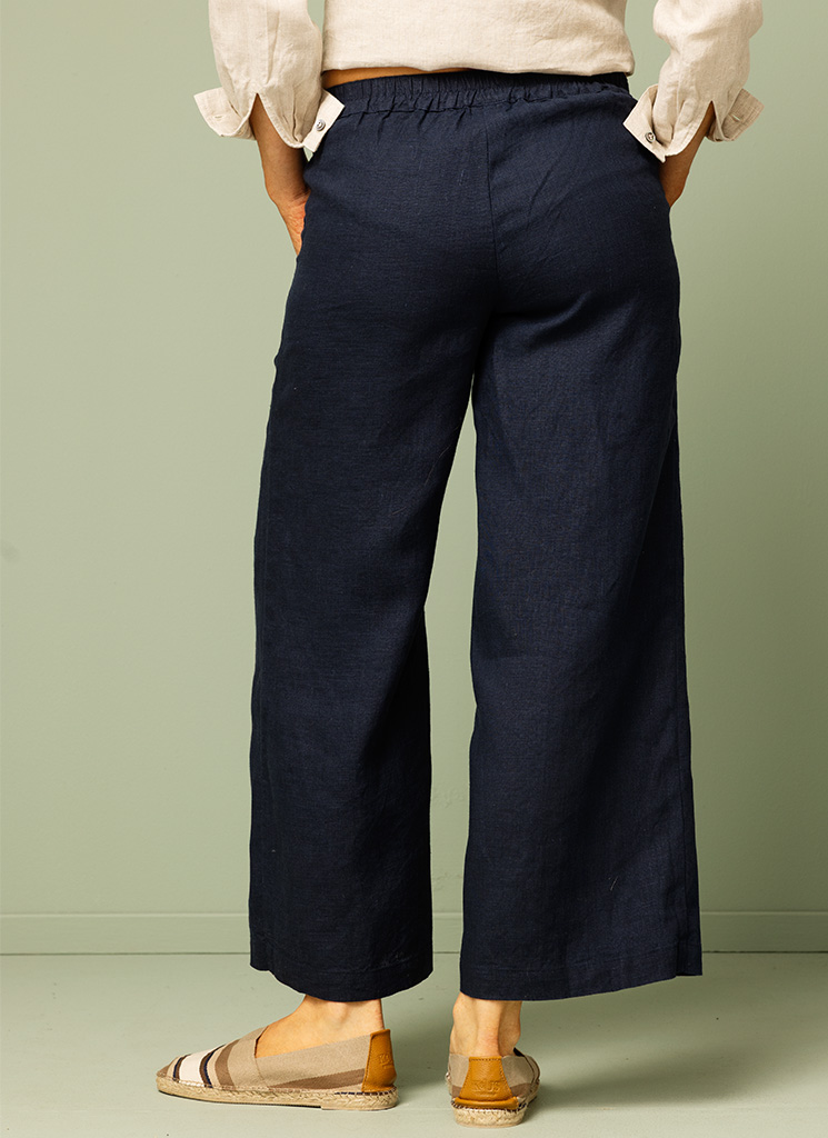 SCARLET linnebyxa bläck