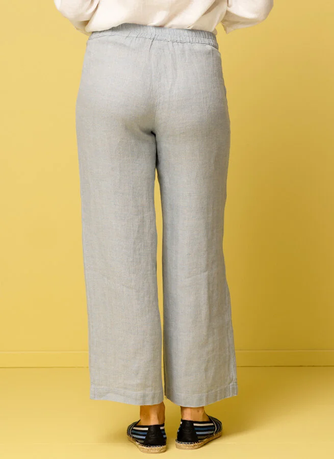 SCARLET linnebyxa Ljusblå fiskben